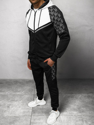 Komplet dresowy męski czarny OZONEE O/HM707Z