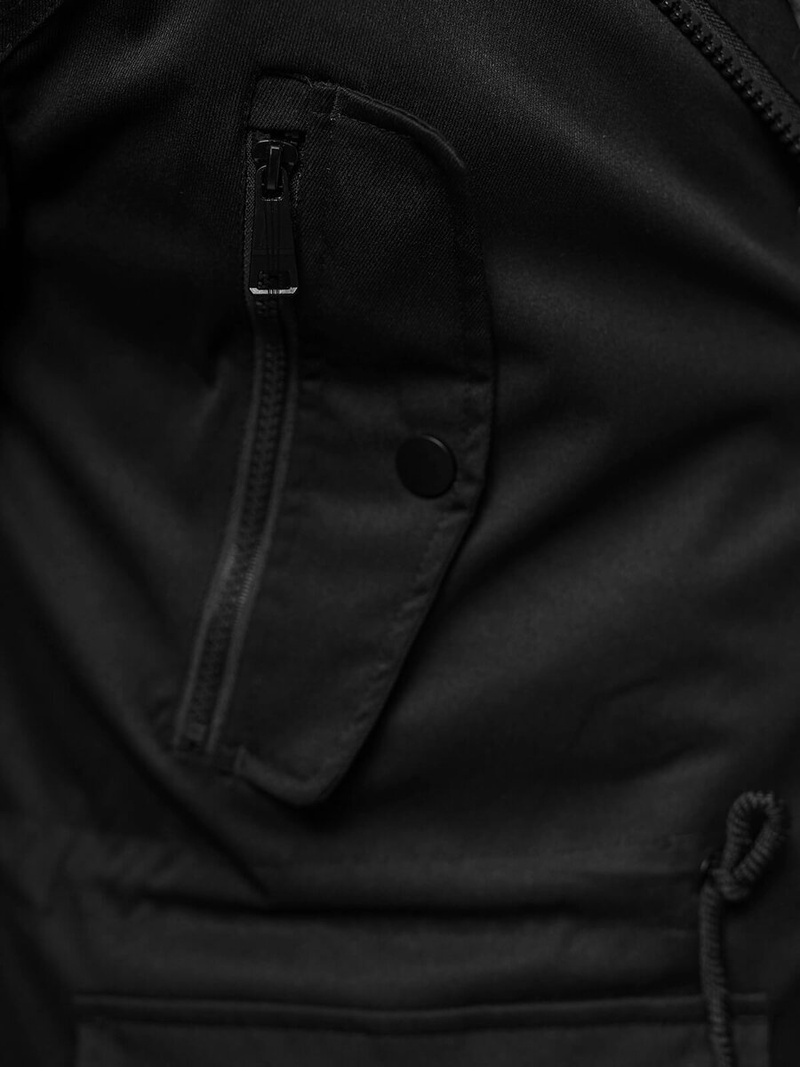 Kurtka zimowa męska czarna OZONEE JS/22M317/392