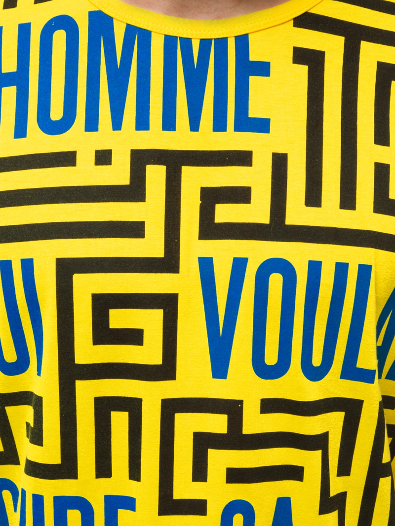 T-Shirt męski żółty OZONEE JS/KS2020Z