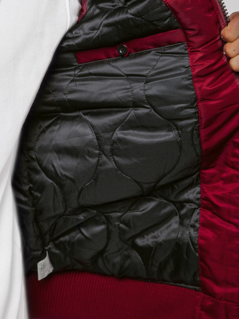 Kurtka męska bordowa OZONEE O/X1026K