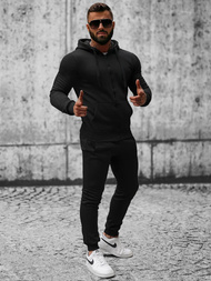 Komplet dresowy męski czarny OZONEE JS/XW2008