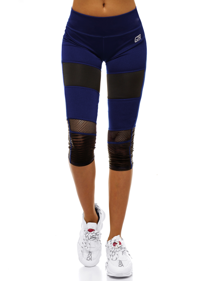 Legginsy damskie krótkie granatowe OZONEE X/1253