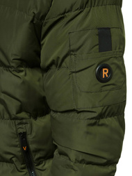 Kurtka zimowa męska pikowana zielona OZONEE N/6900/4