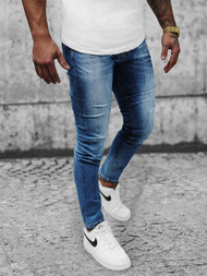 Spodnie jeansowe męskie jasno-niebieskie OZONEE NB/MP0021BCZ