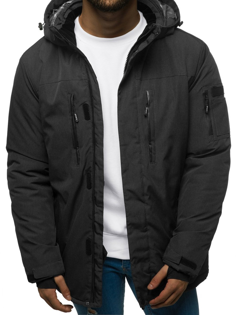 Куртка чоловіча Темно-сіра OZONEE O/9805