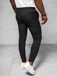 Spodnie męskie chino czarne OZONEE O/1410SP