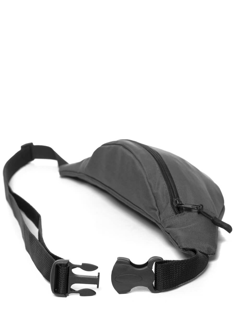 Saszetka nerka grafitowa OZONEE L/8094X