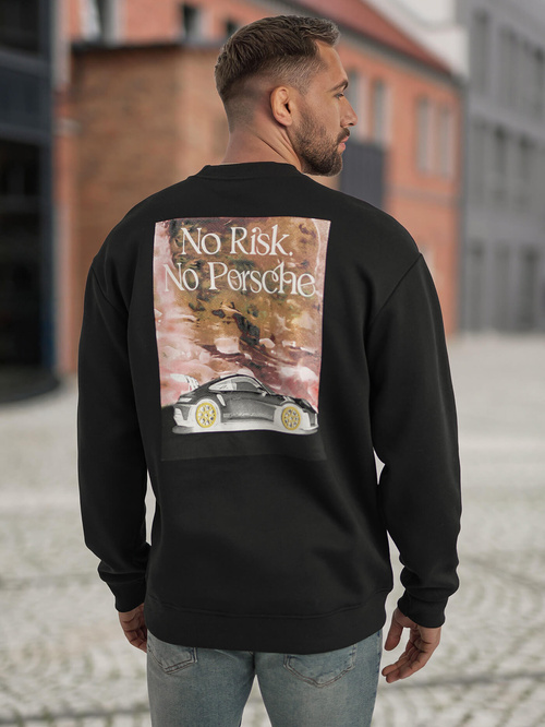 Bluza męska czarna OZONEE JS/65B3918/3