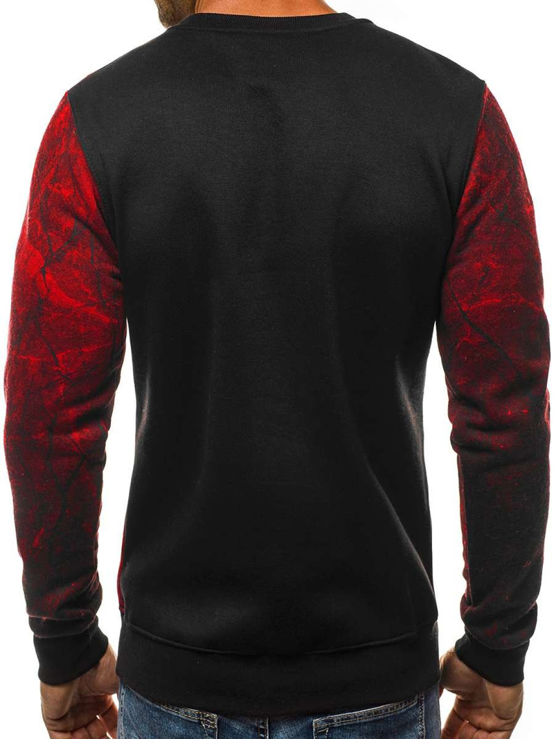 Bluza męska czerwona OZONEE JS/DD257