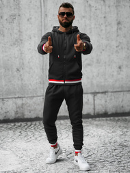 Спортивний костюм чоловічій Чорний OZONEE JS/8C65/3