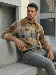 Сорочка чоловіча Гiрчична OZONEE NB/MC728KZ