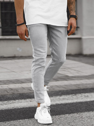 Spodnie jeansowe męskie szare OZONEE DO/2438