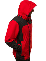 Kurtka przejściowa męska czerwona OZONEE MG/2512