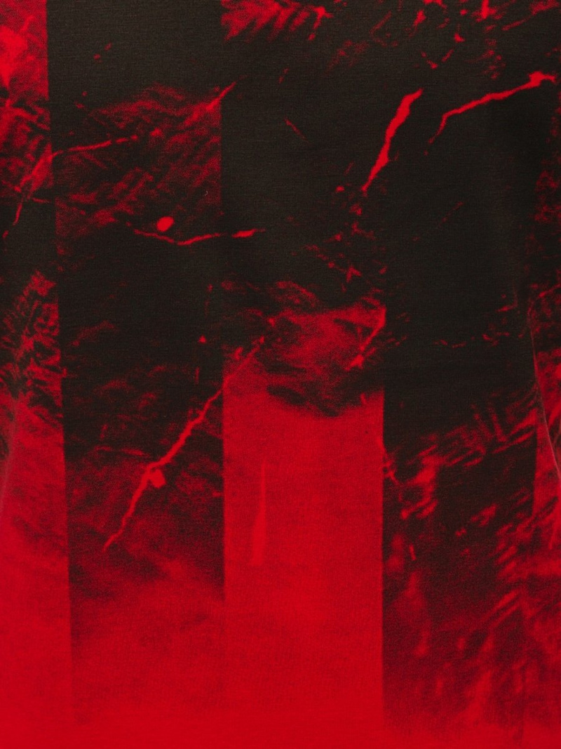 T-Shirt męski czerwony OZONEE JS/SS11108