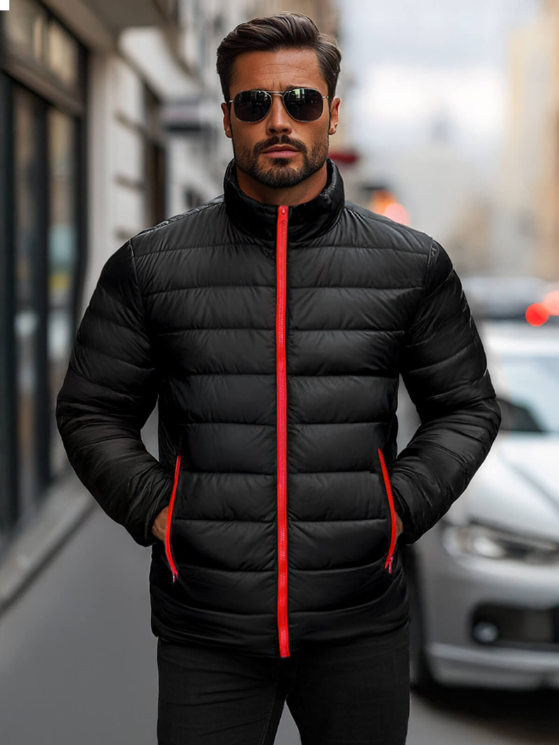 Куртка чоловіча Чорна/2 OZONEE JB/JP1111Z