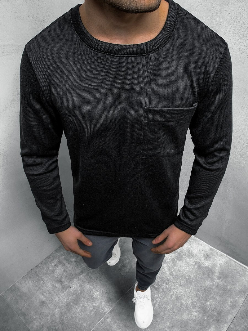 Bluza męska czarna OZONEE O/20379