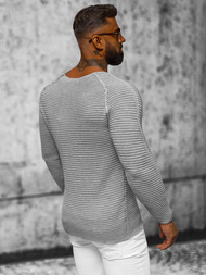 Sweter męski szary OZONEE L/1442Z
