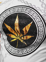 Komplet dresowy męski biało-czarny OZONEE O/HM757Z