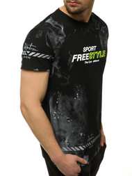 Футболка чоловіча Чорна OZONEE JS/SS11003