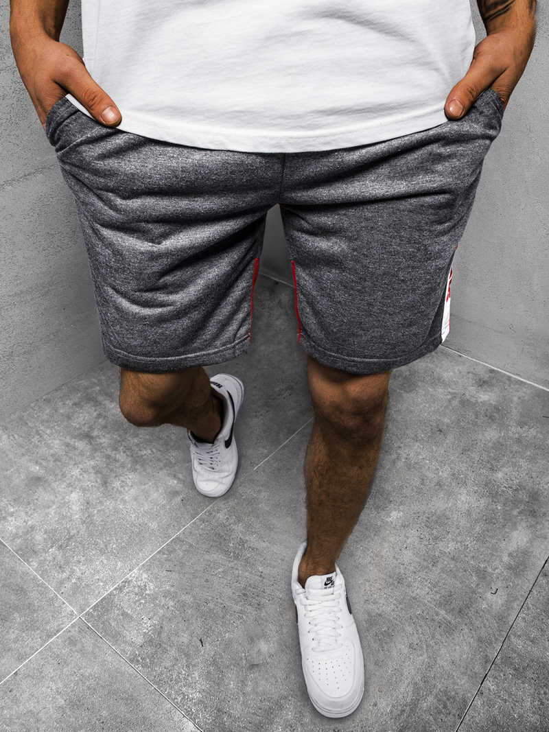 Spodenki męskie grafitowe OZONEE JS/KS2501Z