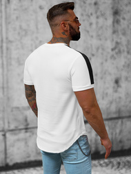 T-shirt męski biały OZONEE O/P1267