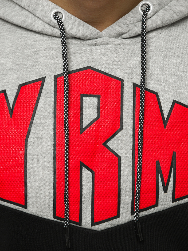 Толстовка чоловіча Сiро-Чорна OZONEE JS/KS2133