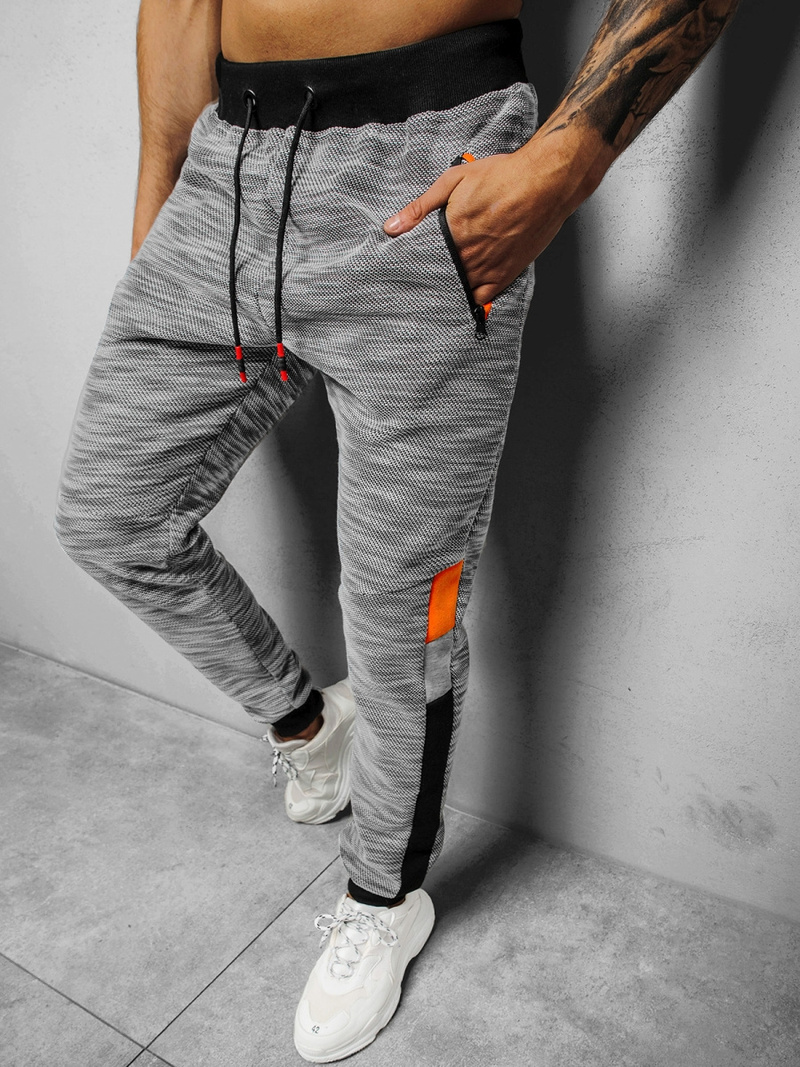Spodnie dresowe męskie szare OZONEE JS/K60020Z