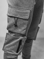 Spodnie dresowe męskie grafitowe OZONEE O/MM230002