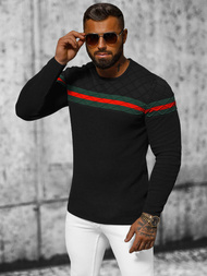 Sweter męski czarny OZONEE L/2194Z