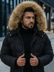 Куртка Чоловіча Чорна OZONEE JS/5M3122/392Z