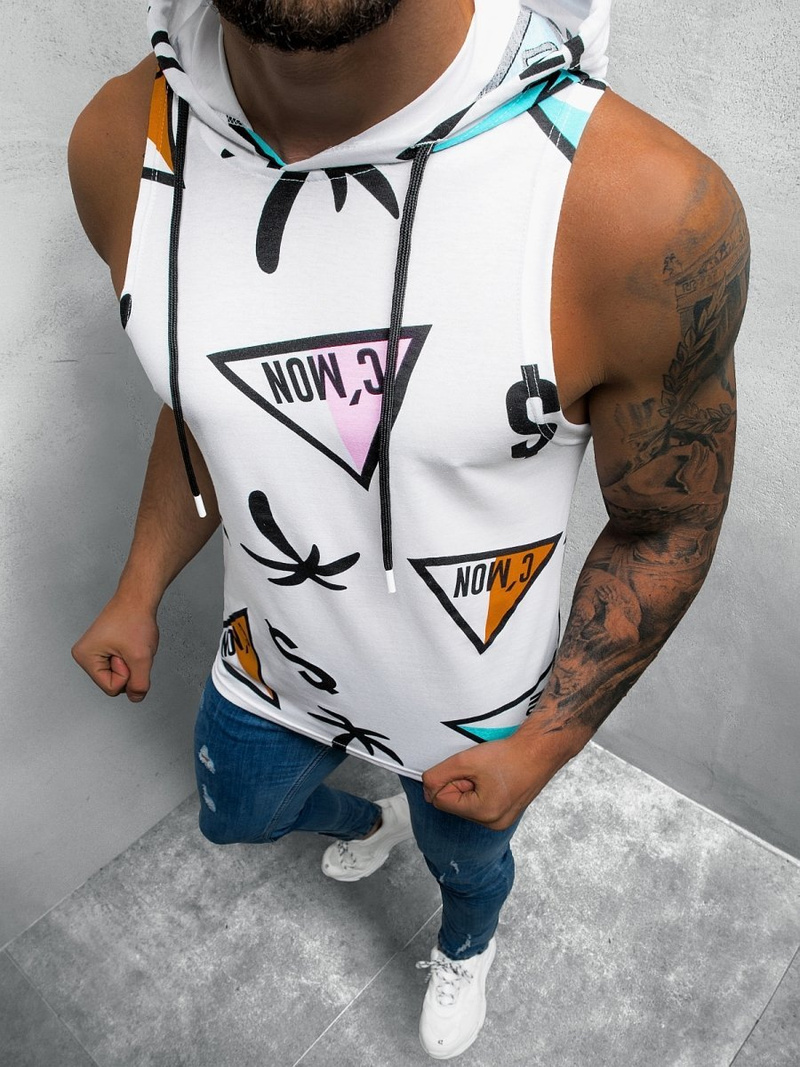 Майка чоловіча Бiла OZONEE O/BL308