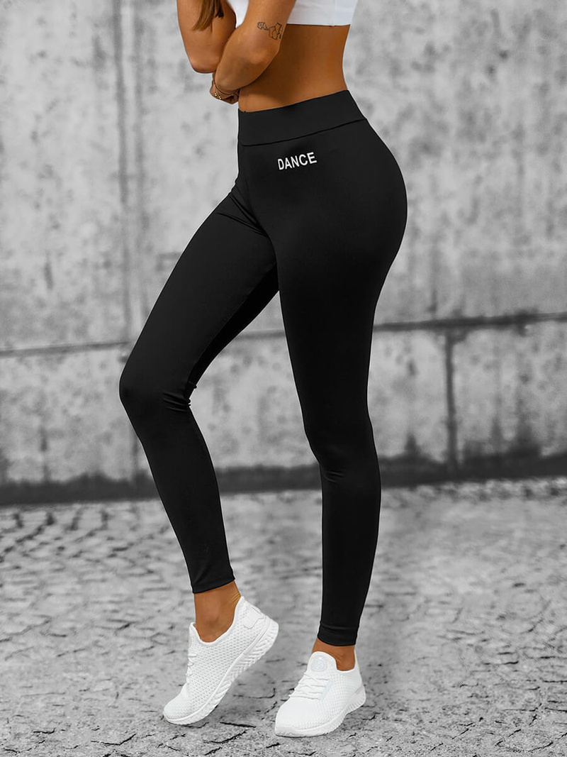 Legginsy damskie czarne OZONEE O/FJ8066