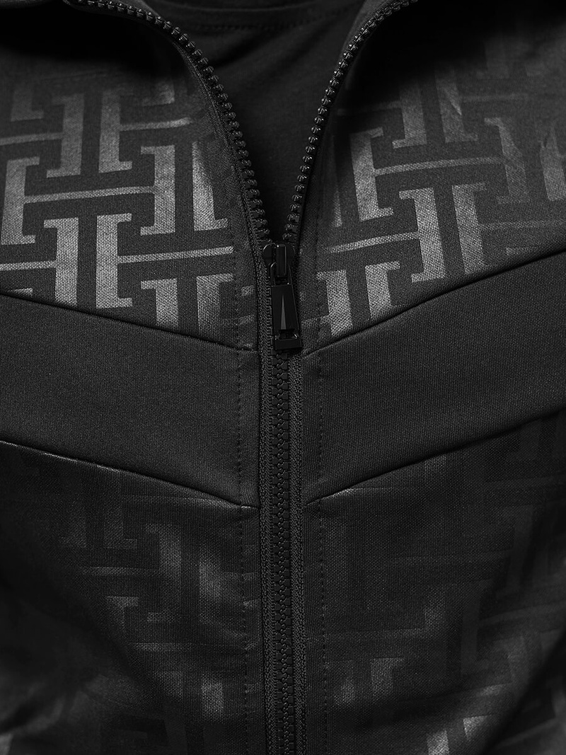 Komplet dresowy męski czarny OZONEE O/3A165