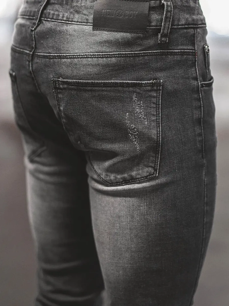Чоловічі джинси графіт OZONEE NB/MP0056G