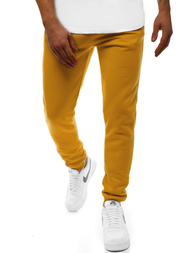 Spodnie dresowe męskie camelowe men/ck01