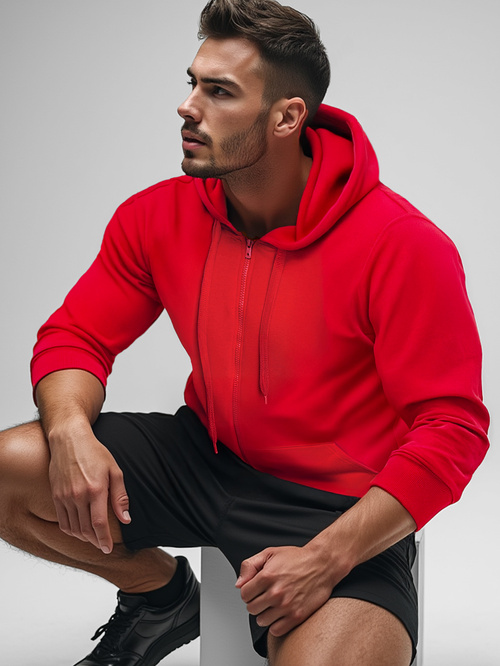 Tолстовка чоловіча Червона OZONEE JS/2008