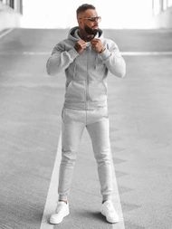 Спортивний костюм чоловічій Сiрий OZONEE JS/68C10386/2Z