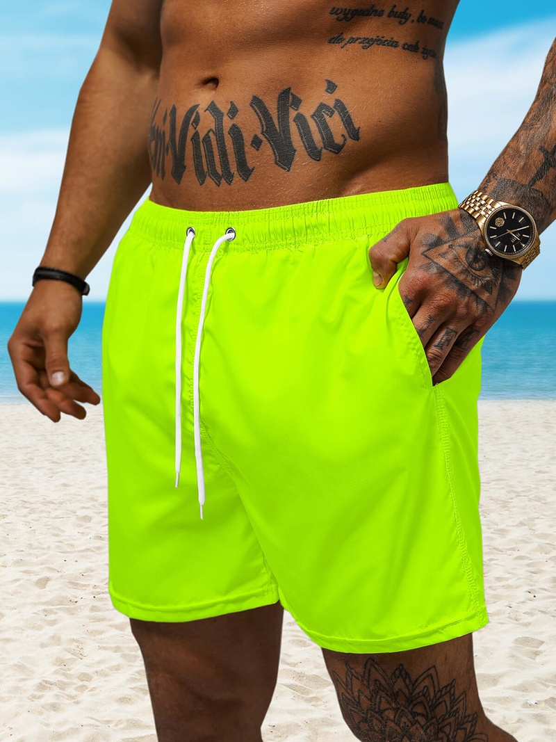 Шорти для плавання чоловічі Жовта-неон OZONEE JS/XL019/26