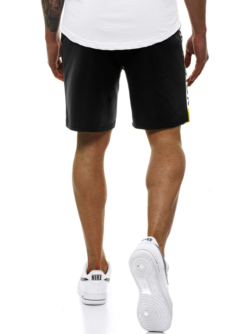 Spodenki męskie czarne OZONEE JS/KK300167