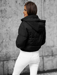 Kurtka damska pikowana czarna OZONEE JS/16M9080/392Z