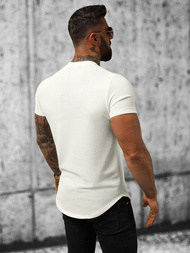 T-shirt męski biały OZONEE O/P1131