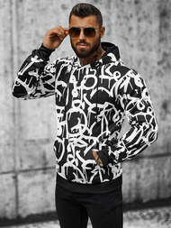 Толстовка Чоловіча Чорно-Бiла OZONEE JS/8B1152/1