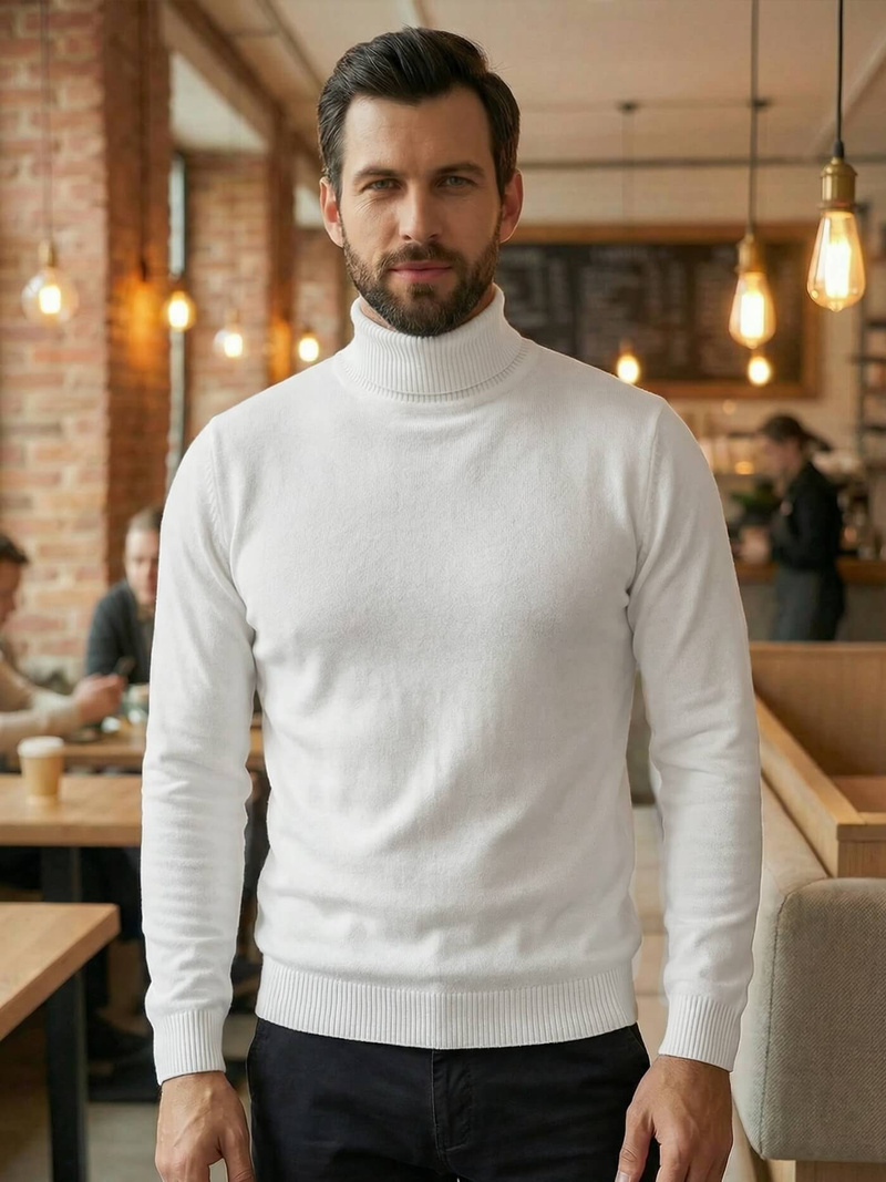 Светр чоловічій чорна OZONEE JS/59B3603/1