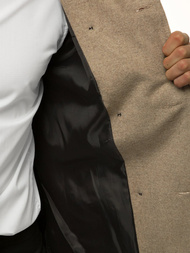 Пальто чоловіче Бежевий OZONEE O/5627