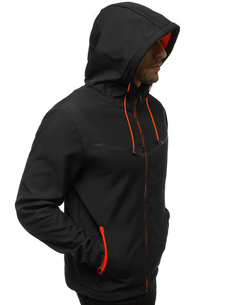 Куртка softshell чоловіча Чорна OZONEE JS/KS2194