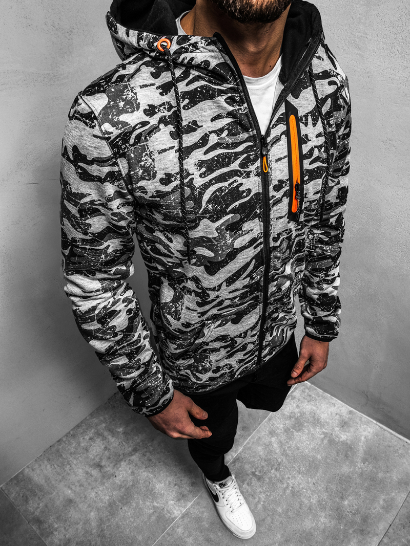 Bluza męska szara OZONEE JS/DD99-20Z