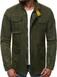 Kurtka przejściowa męska zielona OZONEE O/99237