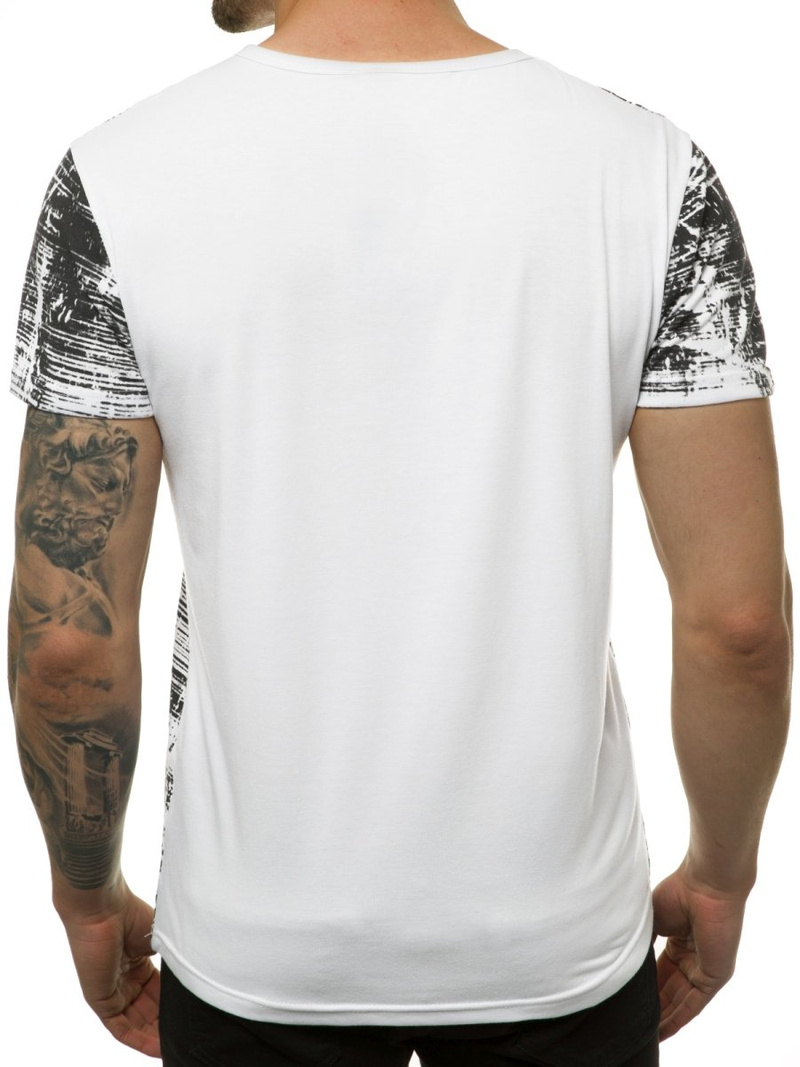 T-Shirt męski biały OZONEE JS/SS10920