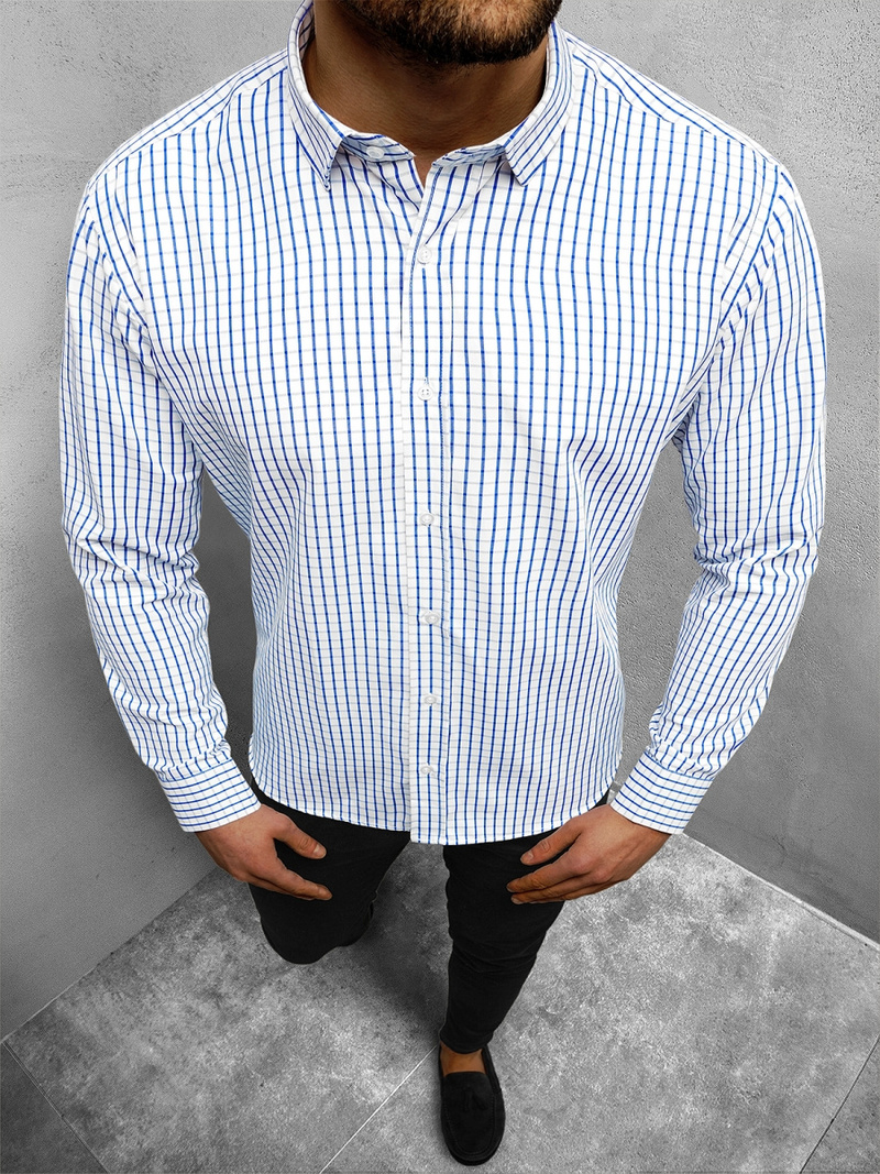 Сорочка чоловіча Бiла OZONEE O/1922