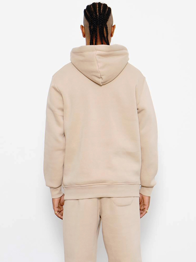 Komplet dresowy męski oversize beżowy OZONEE MACH/M3282